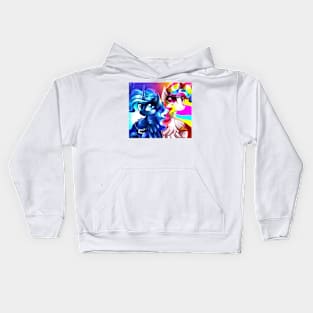 Opposite sides Kids Hoodie